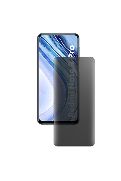 SILKASE Folie privacy mata pentru Xiaomi Redmi Note 9S, protectie ecran, silicon