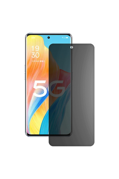 SILKASE Folie privacy mata pentru Oppo A1 Pro, protectie ecran, silicon