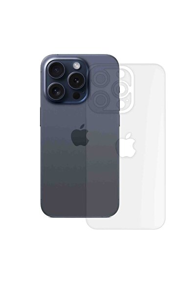SILKASE Matte back film for Apple iPhone 15 Pro Max, back protection, silicone