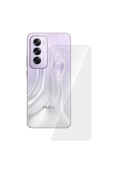 SILKASE Θήκη πλάτης για Oppo Reno 12 Pro, προστασία πλάτης, σιλικόνη