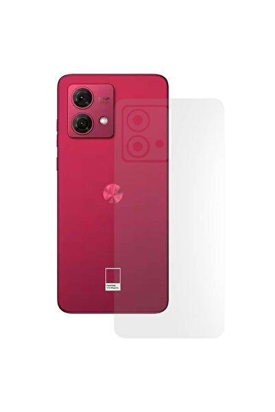 SILKASE Matte back film for Motorola Moto G84, back protection, silicone