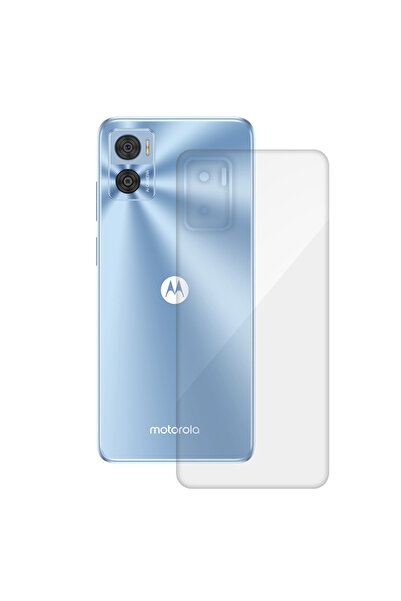 SILKASE Folie spate pentru Motorola Moto E22, protectie spate, silicon