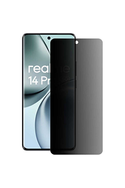 SILKASE Folie privacy mata pentru Realme 14 Pro, protectie ecran, silicon