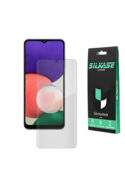 SILKASE Folie pentru Samsung Galaxy A22/F22/M22, protectie ecran, silicon