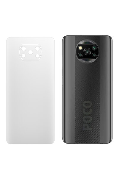 SILKASE Folie spate mata pentru Xiaomi POCO X3 Pro NFC, protectie spate, silicon