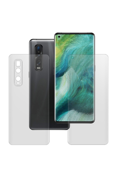 SILKASE Set 2 folii mate pentru Oppo Find X2 Pro, protectie telefon, silicon