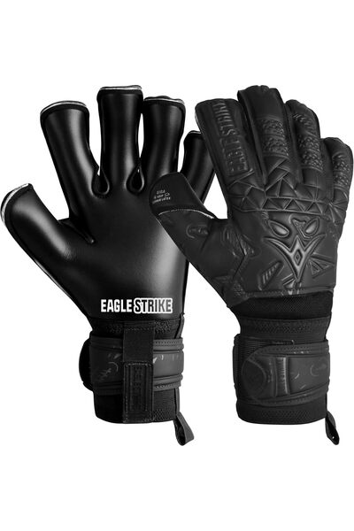 eagle strike Soccer Goalie Gloves - Fingers Protection, Sizes 5 to 11, 4mm Ge...