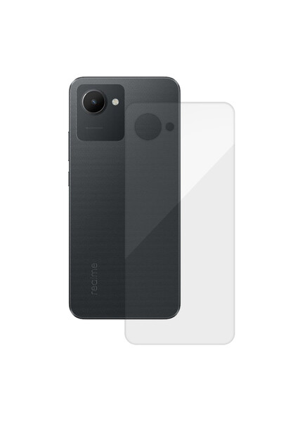 SILKASE Back cover for Realme C30, back protection, silicone