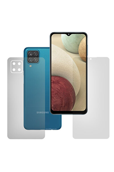 SILKASE Σετ 2 προστατευτικών μεμβρανών για Samsung Galaxy A12, προστασία τηλε...