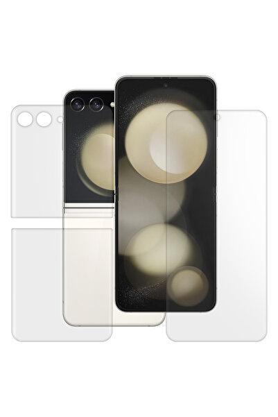 SILKASE Σετ 2 ματ μεμβρανών για Samsung Galaxy Z Flip5, προστασία τηλεφώνου, ...