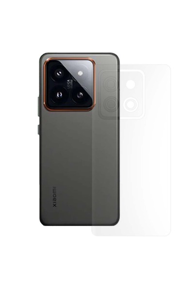 SILKASE Folie spate mata pentru Xiaomi 14 Pro, protectie spate, silicon