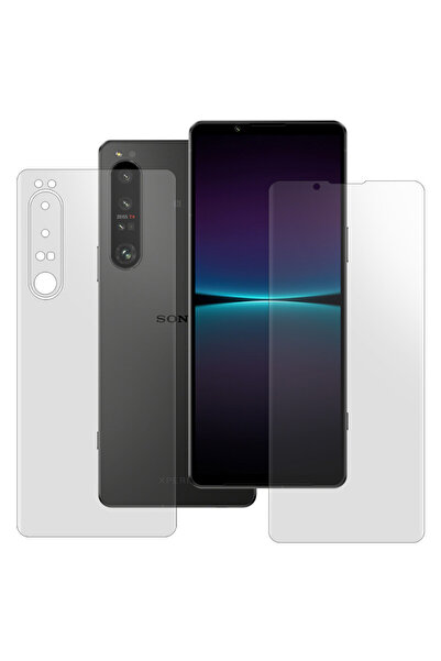 SILKASE Set of 2 matte films for Sony Xperia 1 IV, phone protection, silicone