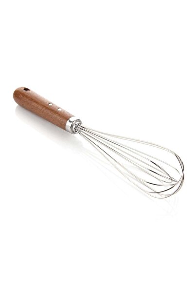 MİEN Brown Unisex Acacia Handle Whisk Model Code: Mien-1561Brown