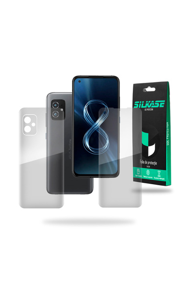 SILKASE Set 2 folii pentru Asus Zenfone 8, protectie telefon, silicon