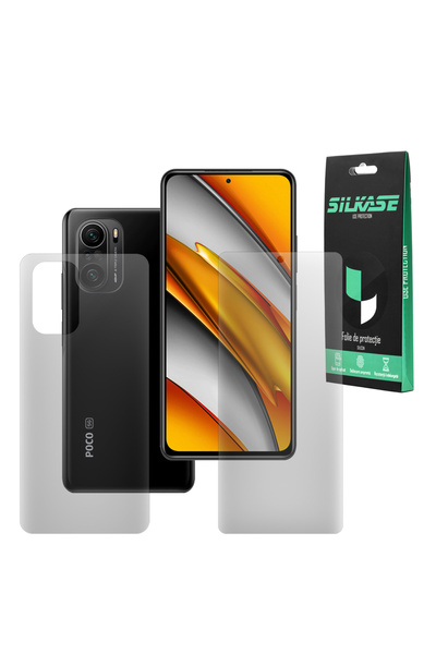 SILKASE Σετ 2 ματ μεμβρανών για Xiaomi Poco F3, προστασία τηλεφώνου, σιλικόνης