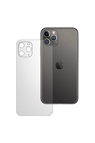 SILKASE Folie spate mata pentru Apple iPhone 11 Pro Max, protectie spate, sil...