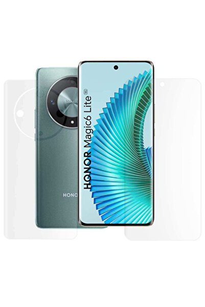 SILKASE Set of 2 matte films for Honor Magic6 Lite, phone protection, silicone
