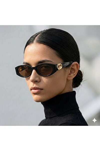 Ticarto Women's Oval Brown Sunglasses Tctga002302G0300