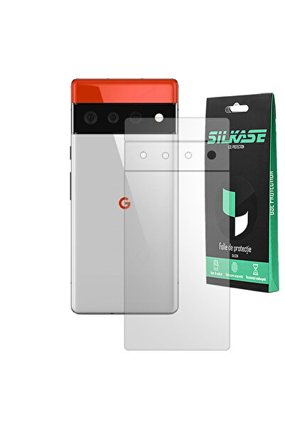SILKASE Folie spate mata pentru Google Pixel 6, protectie spate, silicon