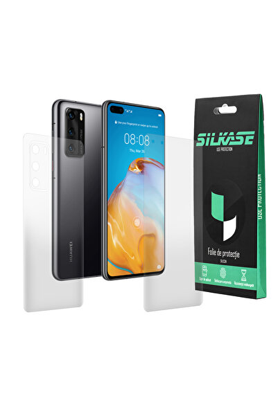 SILKASE Set 2 folii mate pentru Huawei P40, protectie telefon, silicon