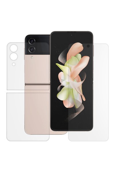 SILKASE Set 2 folii mate pentru Samsung Galaxy Flip 4, protectie telefon, sil...