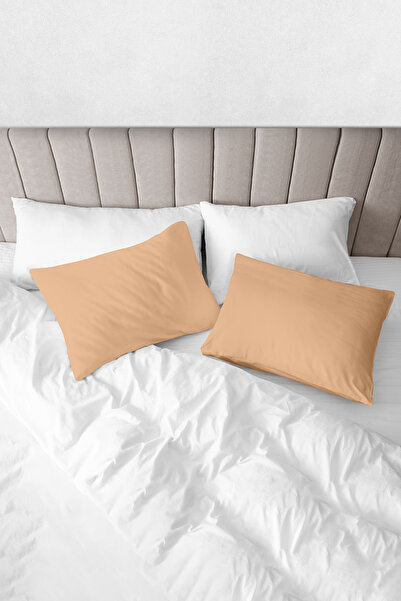 Monolisse Set de 2 huse de pernă Akfil din bumbac organic 100% - 50x70 cm Bej...