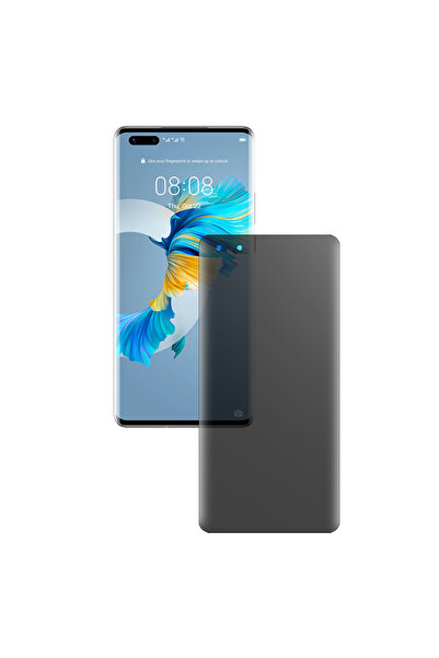 SILKASE Folie privacy mata pentru Huawei Mate 40 Pro, protectie ecran, silicon