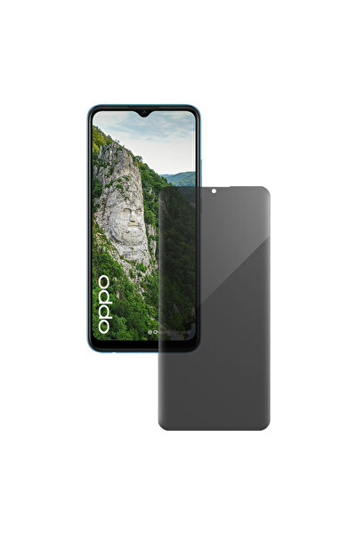 SILKASE Privacy film for Oppo A15s, screen protector, silicone