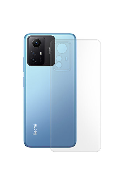 SILKASE Folie spate mata pentru Xiaomi Redmi Note 12S protectie spate silicon