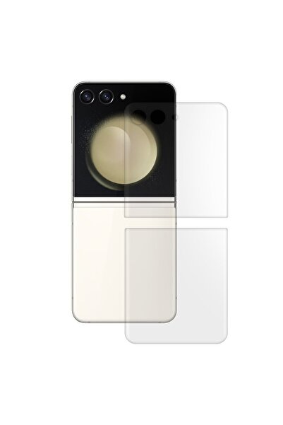 SILKASE Ματ μεμβράνη πλάτης για Samsung Galaxy Z Flip5, προστασία πλάτης, σιλ...