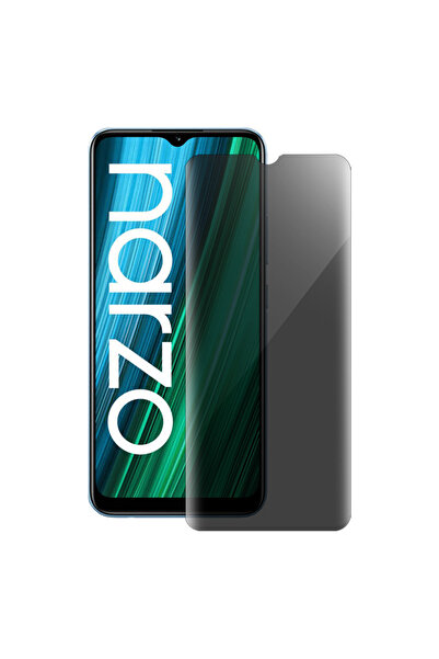 SILKASE Privacy film for Realme Narzo 50A, screen protector, silicone