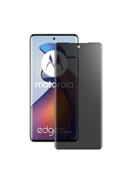 SILKASE Folie privacy mata pentru Motorola Edge 30 Fusion, protectie ecran, s...