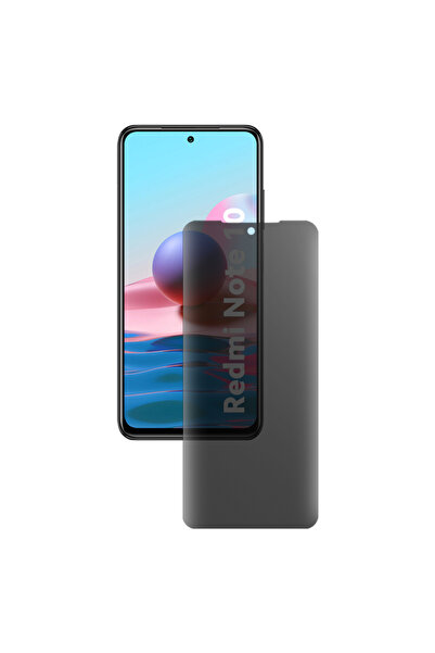 SILKASE Folie privacy mata pentru Xiaomi Redmi Note 10S, protectie ecran, sil...