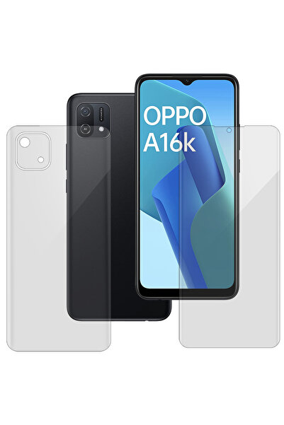 SILKASE Set of 2 foils for Oppo A16K, phone protection, silicone