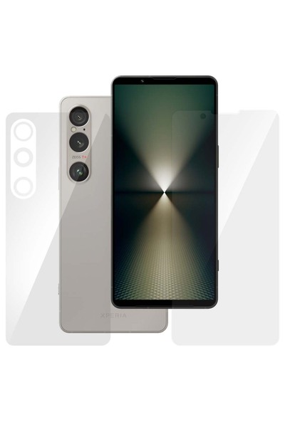 SILKASE Set of 2 foils for Sony Xperia 1 VI, phone protection, silicone