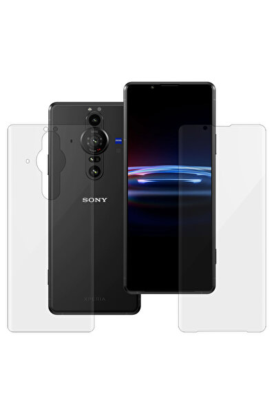 SILKASE Set of 2 foils for Sony Xperia Pro-I, phone protection, silicone