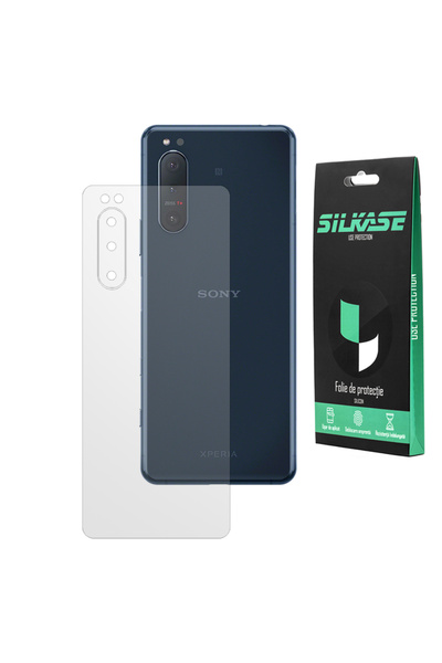 SILKASE Ματ μεμβράνη πλάτης για Sony Xperia 5 II, προστασία πλάτης, σιλικόνη