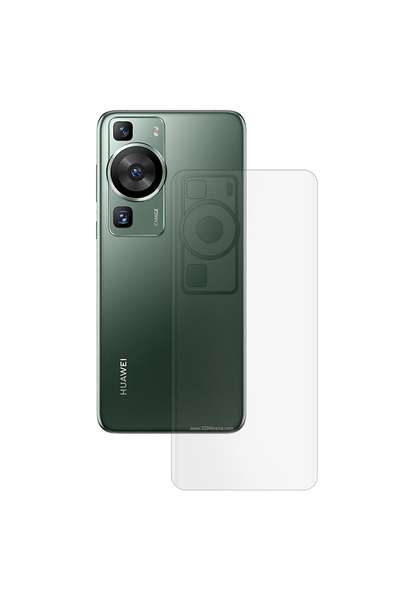 SILKASE Folie spate mata pentru Huawei P60 Pro, protectie spate, silicon