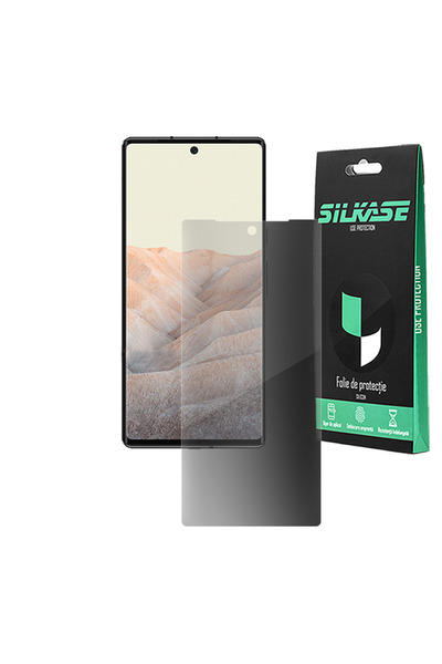 SILKASE Folie privacy pentru Google Pixel 6, protectie ecran, silicon