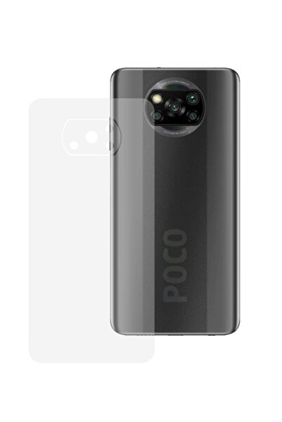 SILKASE Folie spate pentru Xiaomi Poco X3 NFC, protectie spate, silicon