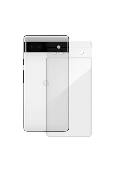 SILKASE Folie spate pentru Google Pixel 6a, protectie spate, silicon