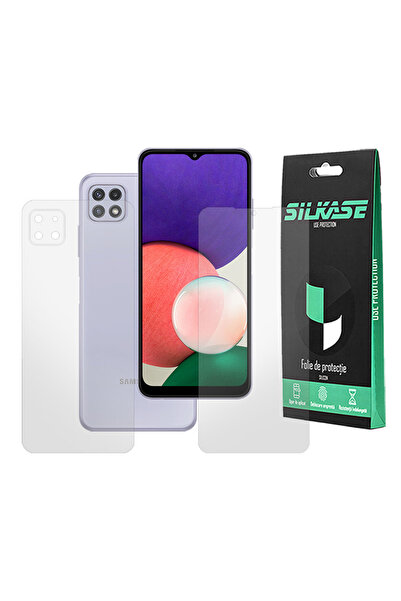 SILKASE Set of 2 matte films for Samsung Galaxy A22 5G, phone protection, sil...
