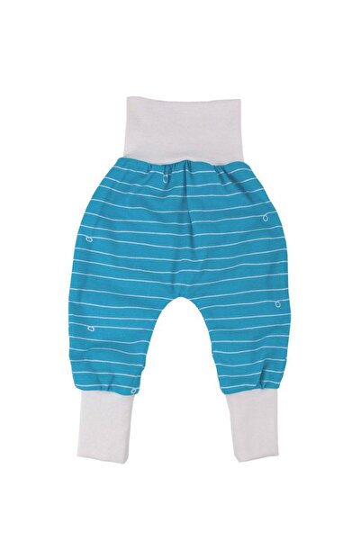 Iobio Popolini Blue White Wave 74/80 - Pantaloni Salvari Joga subtiri din bum...