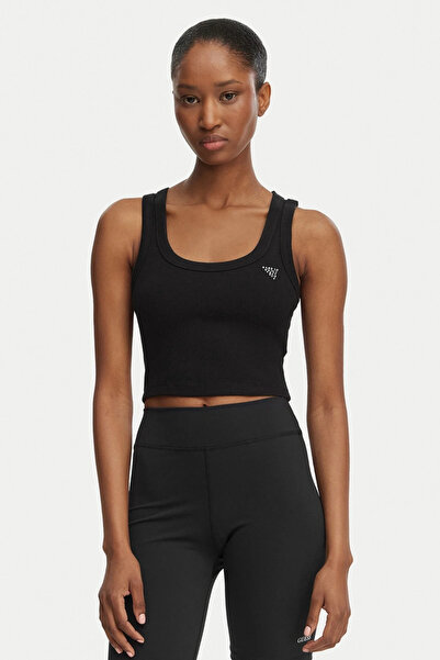 Guess Silvy Corded Women's Black Top V6Gp07K2987-Jblk