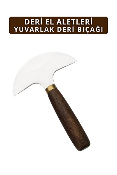 Dopar Poluokrugli kožni nož od nehrđajućeg čelika