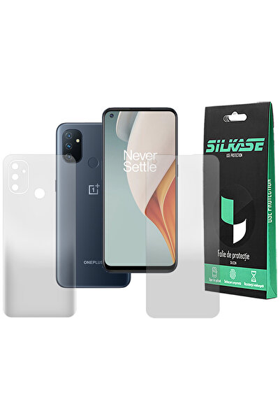 SILKASE Set 2 folii mate pentru OnePlus Nord N100, protectie telefon, silicon