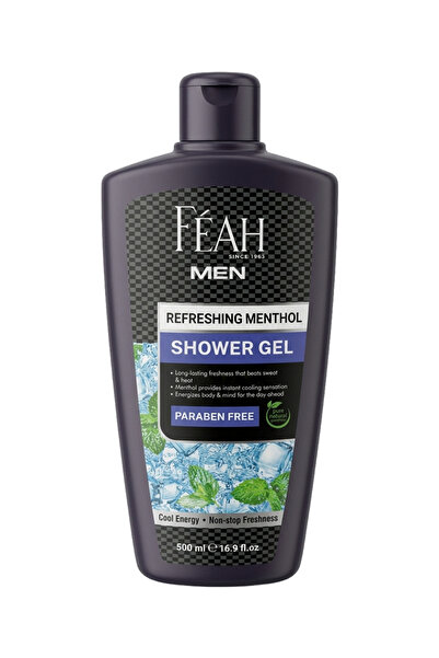 FEAH Menthol Shower Gel 500ML - Cooling & Refreshing Body Wash