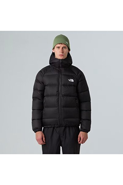 THE NORTH FACE Geacă neagră de puf pentru bărbați cu glugă: Hydrenalite