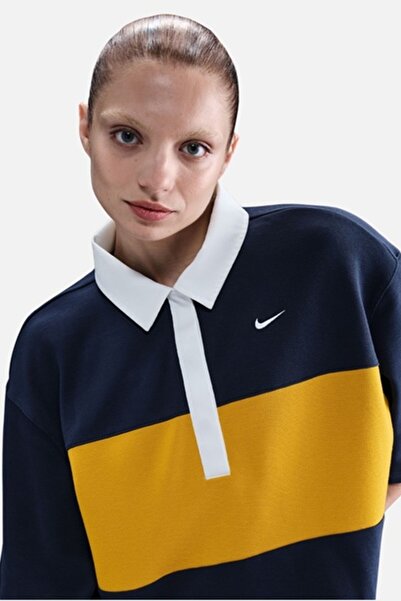 Nike Sportswear Oversize Street SS Womens polo Top Polo Yaka Bol Kesim Kadın ...