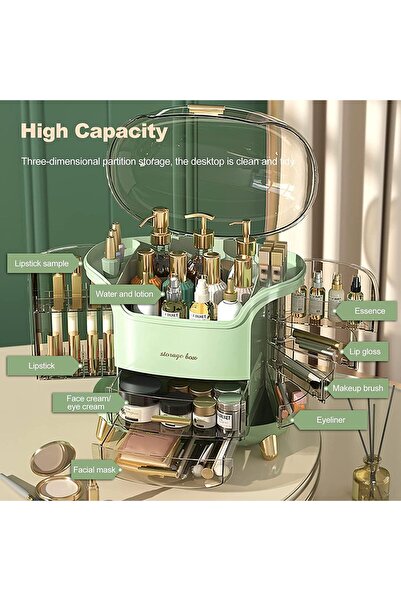 YAGVIZ Dustproof Cosmetic Storage Box